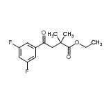 CAS 登录号：898753-62-3， 乙基4-(3,5-二氟苯基)-2,2-二甲基-4-氧代丁酸酯