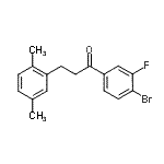 CAS#: 898753-66-7, 1-(4-Bromo-3-fluorophenyl)-3-(2,5-dimethylphenyl)-1-propanone