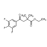 CAS 登录号：898753-68-9， 乙基2,2-二甲基-4-氧代-4-(3,4,5-三氟苯基)丁酸酯