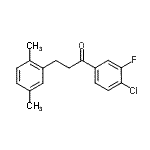 CAS#: 898753-69-0, 1-(4-Chloro-3-fluorophenyl)-3-(2,5-dimethylphenyl)-1-propanone