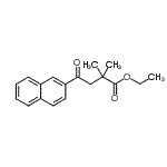 CAS 登录号：898753-71-4， 乙基2,2-二甲基-4-(2-萘基)-4-氧代丁酸酯