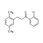 CAS 登录号：898753-75-8， 1-(2-氯苯基)-3-(2,5-二甲基苯基)-1-丙酮