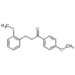 CAS 登录号：898754-29-5， 1-(4-甲氧基苯基)-3-[2-(甲硫基)苯基]-1-丙酮