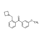 CAS#: 898754-38-6, [2-(1-Azetidinylmethyl)phenyl](3-methoxyphenyl)methanone