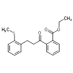 CAS#: 898754-39-7, Ethyl 2-{3-[2-(methylsulfanyl)phenyl]propanoyl}benzoate