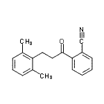 CAS#: 898754-40-0, 2-[3-(2,6-Dimethylphenyl)propanoyl]benzonitrile