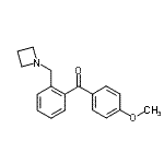 CAS#: 898754-41-1, [2-(1-Azetidinylmethyl)phenyl](4-methoxyphenyl)methanone