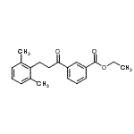 CAS 登录号：898754-52-4， 乙基3-[3-(2,6-二甲基苯基)丙酰]苯甲酸酯