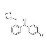 CAS#: 898754-71-7, [2-(1-Azetidinylmethyl)phenyl](4-bromophenyl)methanone