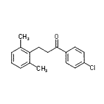 CAS 登录号：898754-73-9， 1-(4-氯苯基)-3-(2,6-二甲基苯基)-1-丙酮