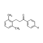 CAS 登录号：898754-79-5， 3-(2,6-二甲基苯基)-1-(4-氟苯基)-1-丙酮