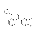 CAS#: 898755-01-6, [2-(1-Azetidinylmethyl)phenyl](3-chloro-4-fluorophenyl)methanone