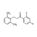 CAS#: 898755-28-7, 1-(2,4-Difluorophenyl)-3-(2,6-dimethylphenyl)-1-propanone