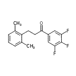 CAS#: 898755-34-5, 3-(2,6-Dimethylphenyl)-1-(3,4,5-trifluorophenyl)-1-propanone