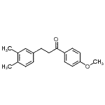CAS 登录号：898755-68-5， 3-(3,4-二甲基苯基)-1-(4-甲氧基苯基)-1-丙酮