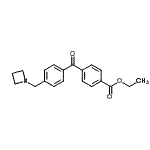 CAS#: 898756-31-5, Ethyl 4-[4-(1-azetidinylmethyl)benzoyl]benzoate