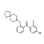 CAS#: 898756-36-0, (4-Bromo-2-fluorophenyl)[2-(1,4-dioxa-8-azaspiro[4.5]dec-8-ylmethyl)phenyl]methanone