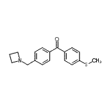 CAS#: 898756-37-1, [4-(1-Azetidinylmethyl)phenyl][4-(methylsulfanyl)phenyl]methanone