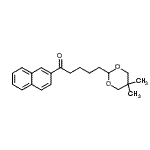 CAS#: 898756-41-7, 5-(5,5-Dimethyl-1,3-dioxan-2-yl)-1-(2-naphthyl)-1-pentanone