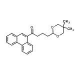 CAS 登录号：898756-47-3， 4-(5,5-二甲基-1,3-二恶烷-2-基)-1-(9-菲基)-1-丁酮