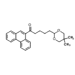 CAS 登录号：898756-50-8， 5-(5,5-二甲基-1,3-二恶烷-2-基)-1-(9-菲基)-1-戊酮