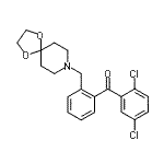 CAS#: 898756-54-2, (2,5-Dichlorophenyl)[2-(1,4-dioxa-8-azaspiro[4.5]dec-8-ylmethyl)phenyl]methanone