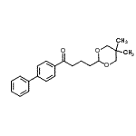 CAS#: 898756-65-5, 1-(4-Biphenylyl)-4-(5,5-dimethyl-1,3-dioxan-2-yl)-1-butanone