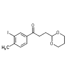 CAS#: 898757-13-6, 3-(1,3-Dioxan-2-yl)-1-(3-iodo-4-methylphenyl)-1-propanone