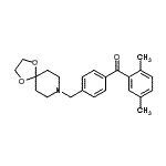 CAS#: 898757-92-1, (2,5-Dimethylphenyl)[4-(1,4-dioxa-8-azaspiro[4.5]dec-8-ylmethyl)phenyl]methanone