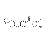 CAS#: 898758-00-4, (4-Bromo-3-fluorophenyl)[4-(1,4-dioxa-8-azaspiro[4.5]dec-8-ylmethyl)phenyl]methanone