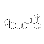 CAS#: 898758-10-6, [4-(1,4-Dioxa-8-azaspiro[4.5]dec-8-ylmethyl)phenyl][2-(trifluoromethyl)phenyl]methanone