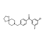 CAS#: 898758-22-0, (3-Chloro-5-fluorophenyl)[4-(1,4-dioxa-8-azaspiro[4.5]dec-8-ylmethyl)phenyl]methanone