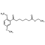 CAS 登录号：898758-35-5， 乙基7-(2,5-二甲氧基苯基)-7-氧代庚酸酯