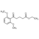 CAS 登录号：898758-44-6， 乙基5-(2,6-二甲氧基苯基)-5-氧代戊酸酯