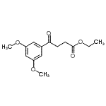 CAS 登录号：898758-59-3， 乙基4-(3,5-二甲氧基苯基)-4-氧代丁酸酯