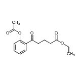 CAS#: 898758-73-1, Ethyl 5-(2-acetoxyphenyl)-5-oxopentanoate