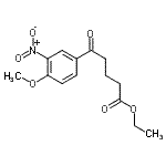 CAS 登录号：898758-91-3， 乙基5-(4-甲氧基-3-硝基苯基)-5-氧代戊酸酯