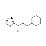 CAS#: 898759-06-3, 3-Cyclohexyl-1-(1,3-oxazol-2-yl)-1-propanone