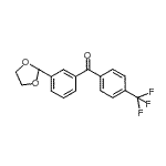 CAS#: 898759-34-7, [3-(1,3-Dioxolan-2-yl)phenyl][4-(trifluoromethyl)phenyl]methanone