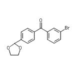 CAS#: 898760-06-0, (3-Bromophenyl)[4-(1,3-dioxolan-2-yl)phenyl]methanone