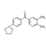CAS#: 898760-28-6, (3,4-Dimethylphenyl)[4-(1,3-dioxolan-2-yl)phenyl]methanone