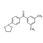 CAS#: 898760-31-1, (3,5-Dimethylphenyl)[4-(1,3-dioxolan-2-yl)phenyl]methanone