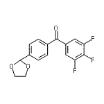 CAS#: 898760-82-2, [4-(1,3-Dioxolan-2-yl)phenyl](3,4,5-trifluorophenyl)methanone