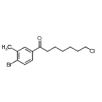 CAS#: 898760-98-0, 1-(4-Bromo-3-methylphenyl)-7-chloro-1-heptanone