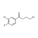 CAS#: 898761-12-1, 4-Chloro-1-(3-chloro-4-fluorophenyl)-1-butanone