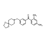 CAS#: 898761-83-6, (2,4-Dimethylphenyl)[3-(1,4-dioxa-8-azaspiro[4.5]dec-8-ylmethyl)phenyl]methanone