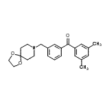 CAS#: 898761-91-6, (3,5-Dimethylphenyl)[3-(1,4-dioxa-8-azaspiro[4.5]dec-8-ylmethyl)phenyl]methanone