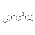 CAS#: 898761-95-0, (4-Chloro-3-fluorophenyl)[3-(1,4-dioxa-8-azaspiro[4.5]dec-8-ylmethyl)phenyl]methanone