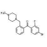CAS#: 898762-18-0, (4-Bromo-2-fluorophenyl){2-[(4-methyl-1-piperazinyl)methyl]phenyl}methanone