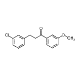 CAS#: 898762-23-7, 3-(3-Chlorophenyl)-1-(3-methoxyphenyl)-1-propanone